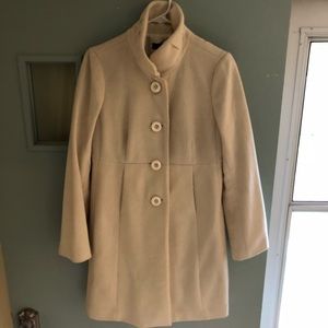 J Crew Cream Pea Coat